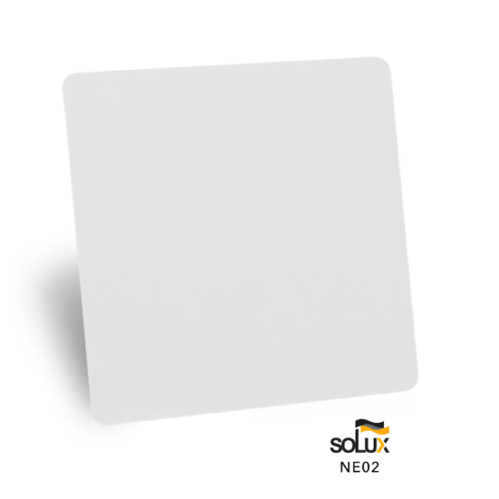 Solux NE 02 – Film dán nội thất màu trắng kem, bề mặt bóng,