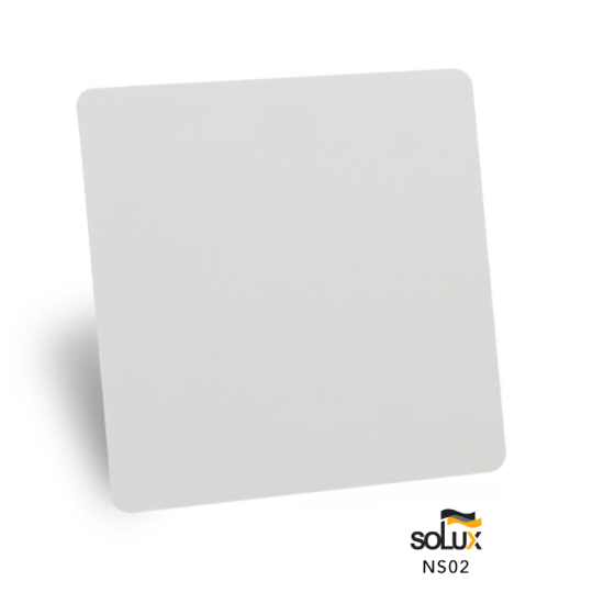 Solux NS 02 – Film dán nội thất màu trắng đục vân mặt sần nhẹ