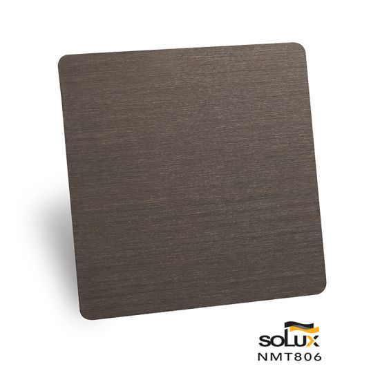 Solux NMT 806 – Film nội thất vân xước kim loại màu nâu cà phê