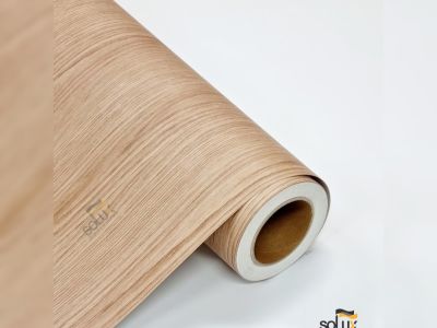 Solux NRW 309 – Phim nội thất họa tiết vân gỗ mặt sần màu nâu đỏ