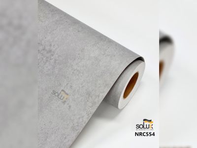 Solux NRC 554 – Phim nội thất họa tiết bê tông màu xám
