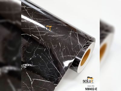 Solux NM 402 – Phim nội thất họa tiết vân đá tự nhiên màu đen