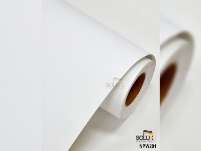 Solux NPW 201 – Phim nội thất họa tiết gỗ phủ sơn màu trắng