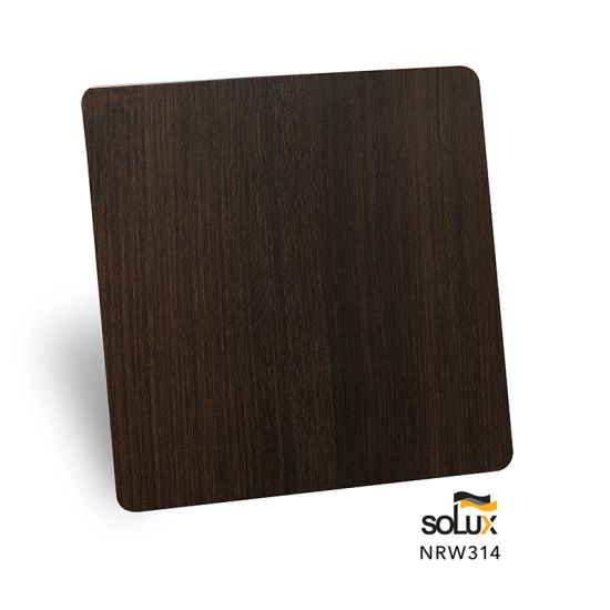 Solux NRW 314 – Film nội thất hoa văn vân gỗ mịn, màu đen mẫu 314