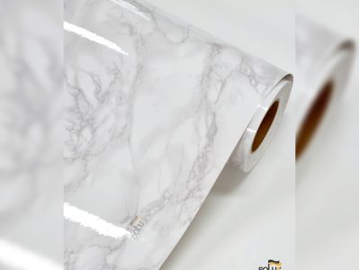 Solux NM 415 – Phim nội thất họa tiết đá cẩm thạch màu ghi xám