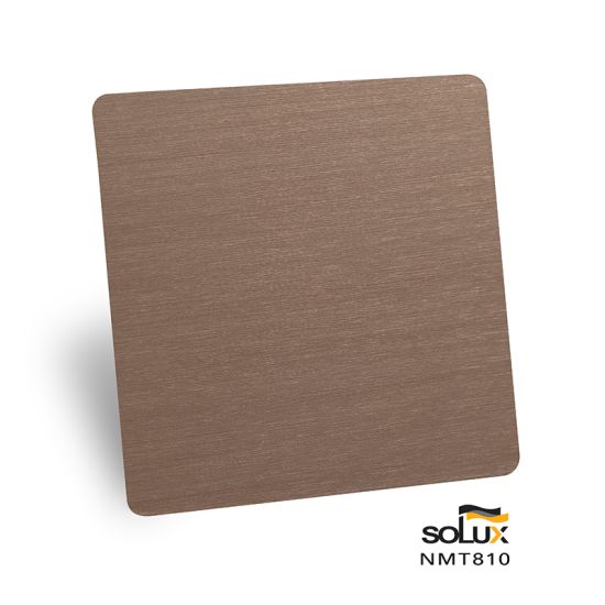 Solux NMT 810 – Film nội thất vân xước kim loại màu đồng đỏ