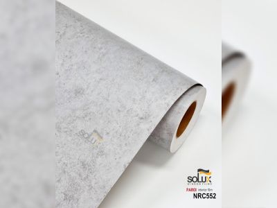 Solux NRC 552 – Phim nội thất họa tiết bê tông màu ghi