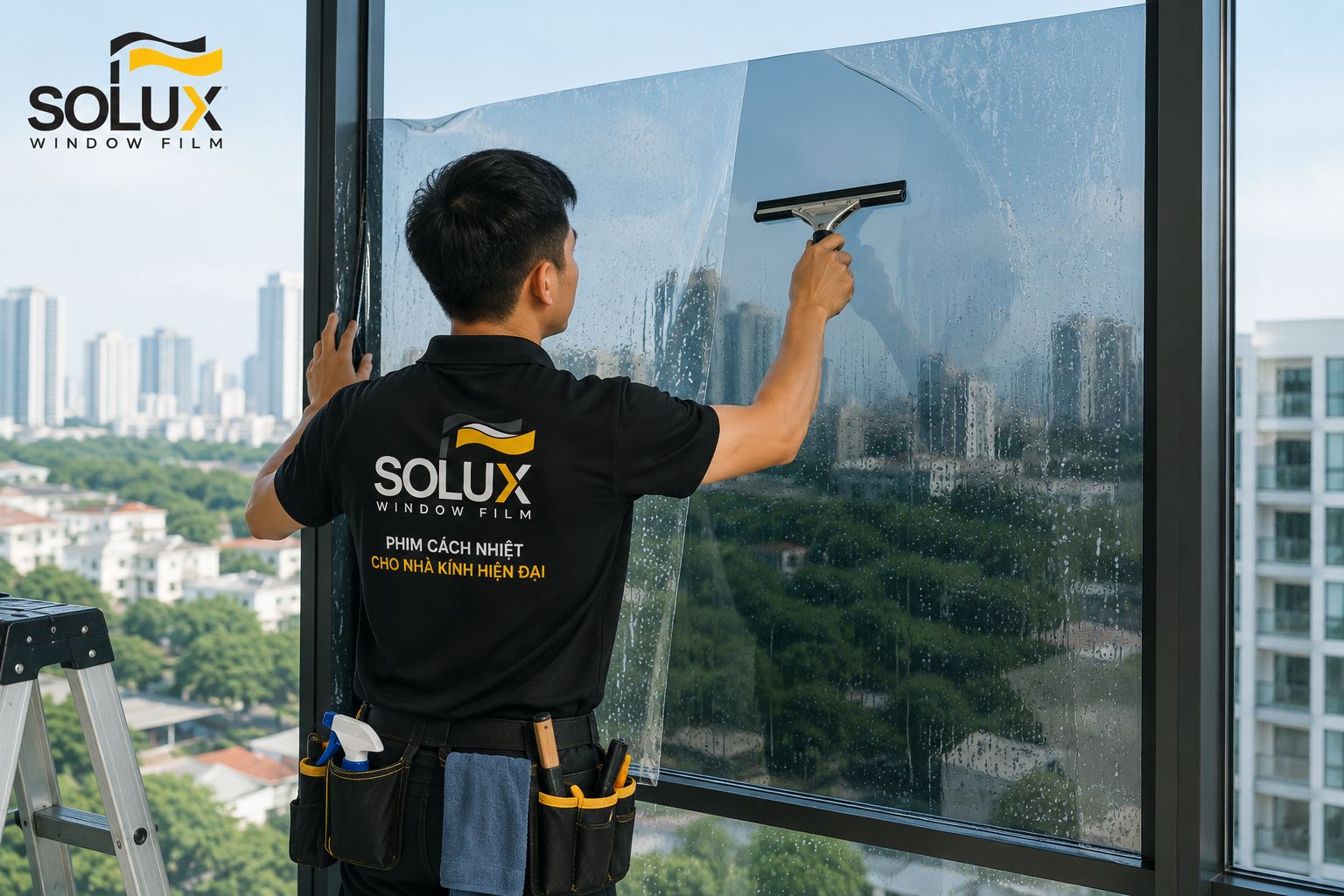 Solux tư vấn phim cách nhiệt Hàn Quốc cho nhà kính và showroom