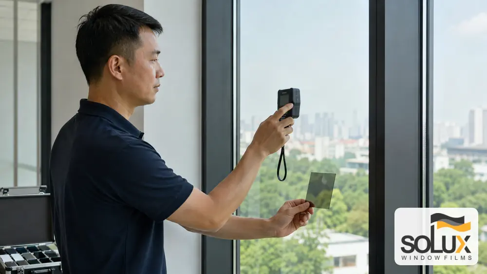 Kiểm tra tương thích giữa phim cách nhiệt và loại kính