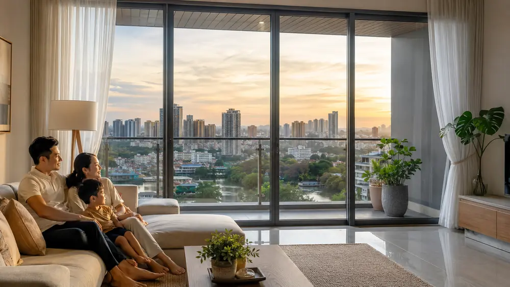 Nhà Hướng Tây Nên Chọn Phim Cách Nhiệt Nào Để Giảm Nóng Mà Không Quá Tối? 5 Nhà hướng Tây sau khi dán phim cách nhiệt vẫn giữ ánh sáng và tầm nhìn